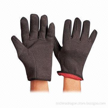Fabric Gloves, Cut and Sewn, Sized 9.5/10.5-inch